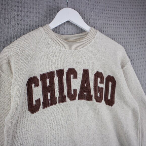 New York Popular Chicago Knit Sweater Collegiate - Picture 3 of 8
